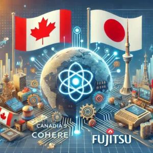 DALLE 2024-07-17 215008 - Canadas Cohere and Fujitsu team up to develop Japanese AI models The image shows Canadian and Japanese elements with advanced AI technology highlig - innovaTopia