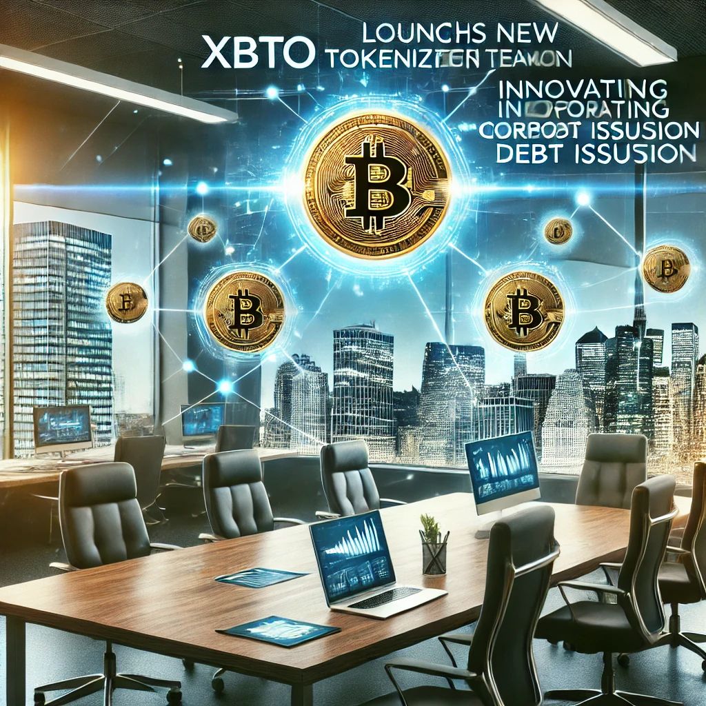 XBTOが新トークン化チーム設立、企業債務発行に革新をもたらす