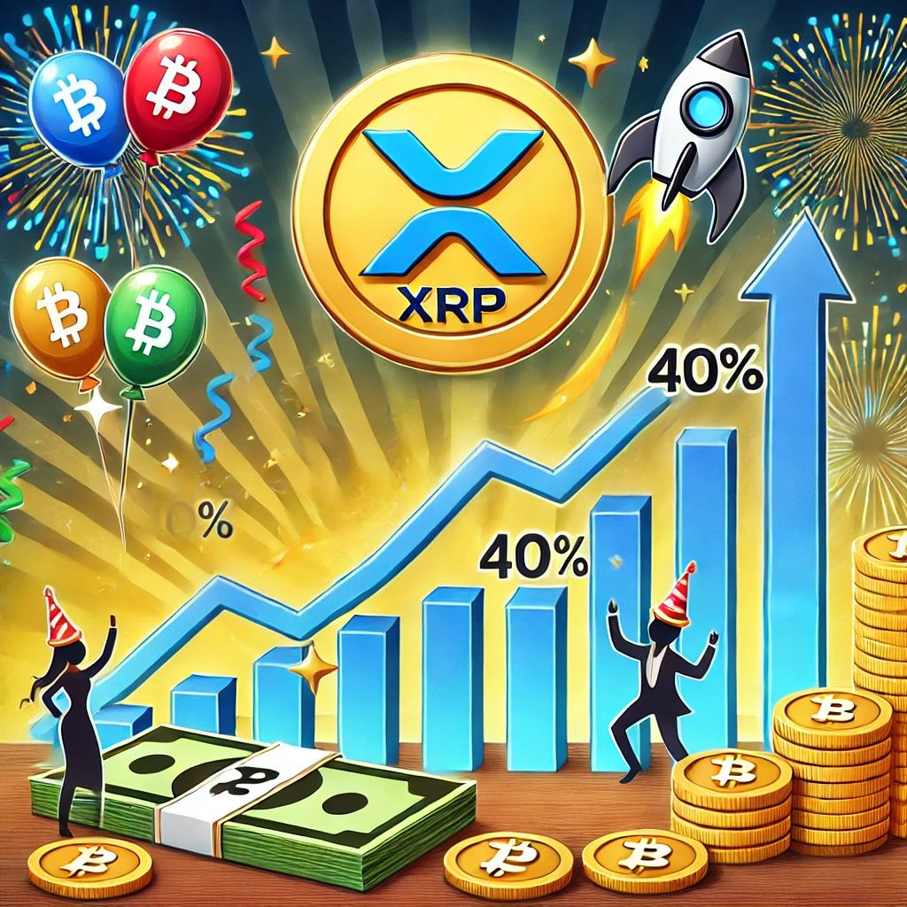 XRP、週間で40%超の急騰！ビットコインを圧倒するパフォーマンスを記録