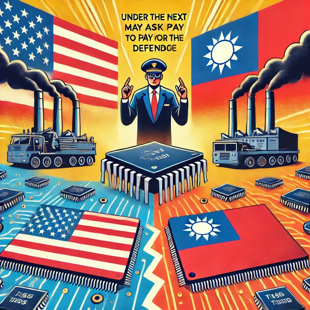 トランプ氏、台湾に防衛費支払い要求―半導体産業に波紋