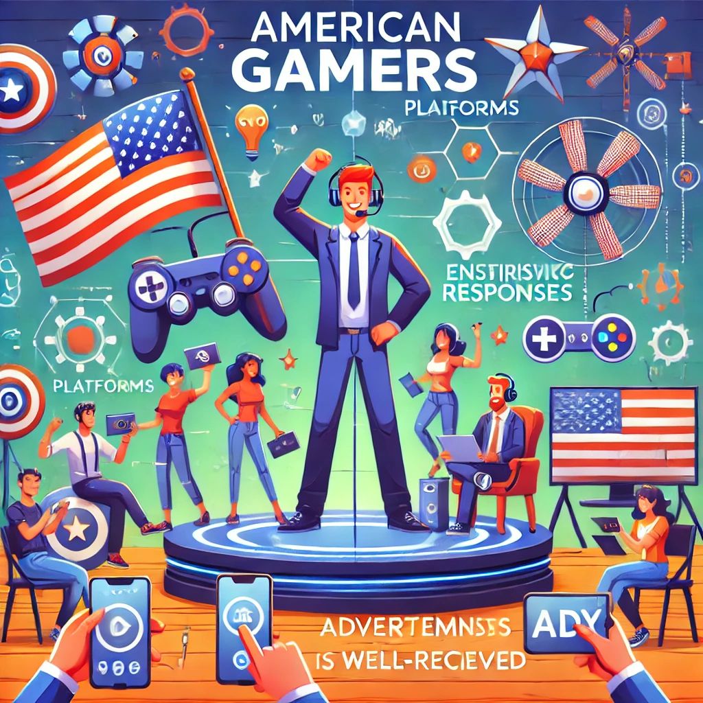 アメリカのゲーマー、マルチプラットフォームでの活躍と広告への肯定的反応明らかに