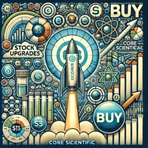 DALLE 2024-07-18 002525 - B Riley upgrades Core Scientific to buy with a price target of The image should depict a financial theme with elements representing stock upgra - innovaTopia