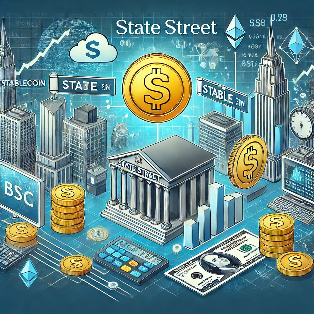 State Street、ブロックチェーン活用でステーブルコイン創出を検討