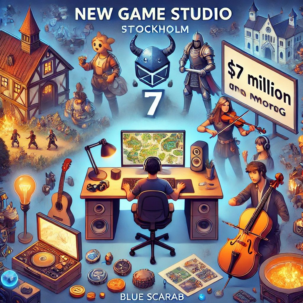ストックホルム発、新ゲームスタジオBlue Scarabが700万ドル調達、MMORPG開発へ