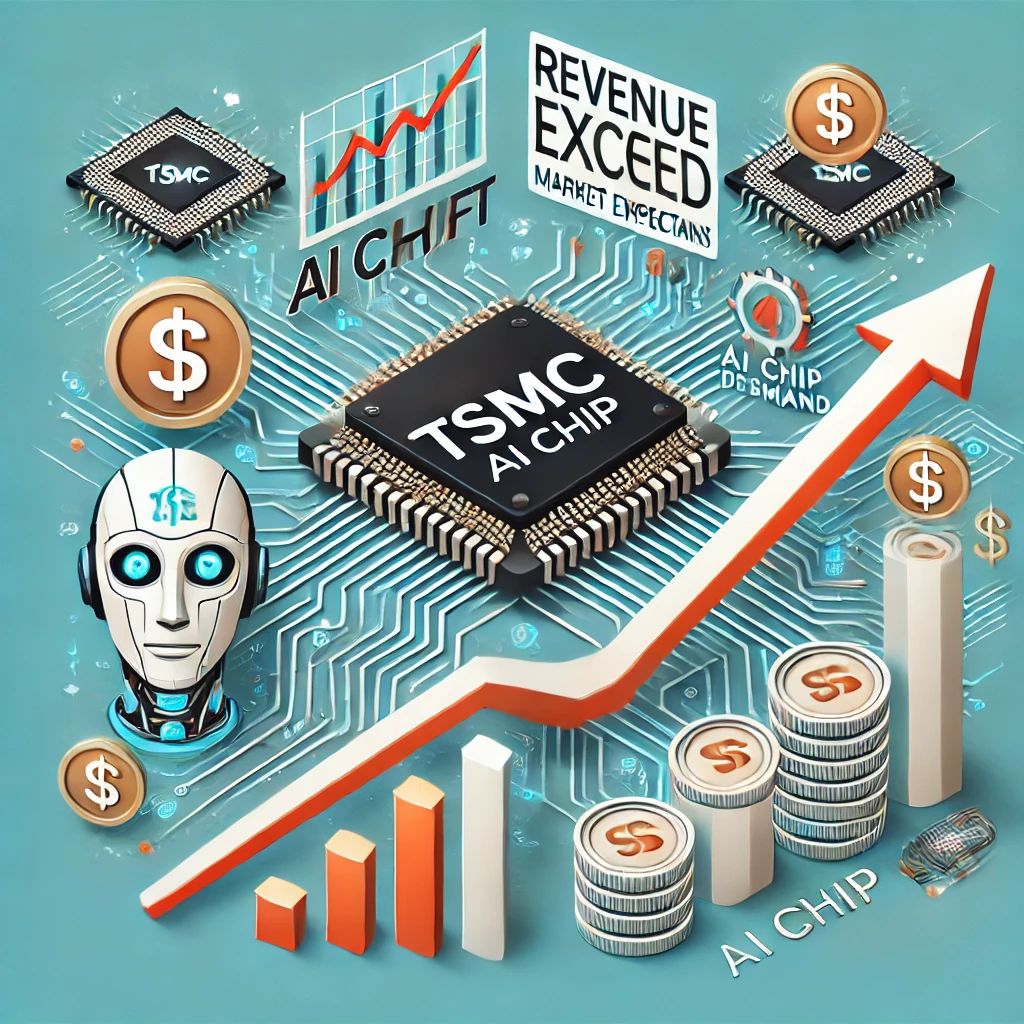 TSMCの収益と利益、市場予想を上回る – AIチップ需要が後押し
