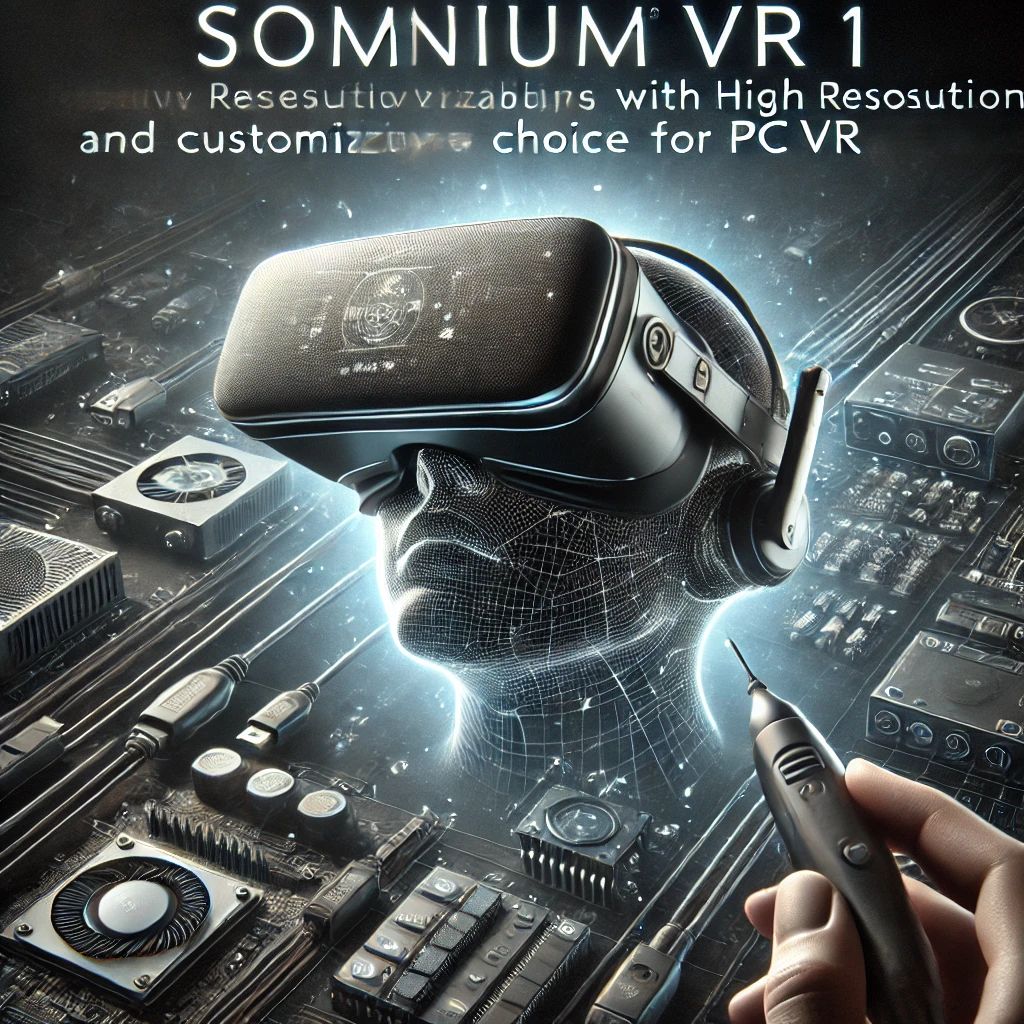 高解像度とカスタマイズ性を誇るSomnium VR1、PCVR愛好家の新たな選択肢に