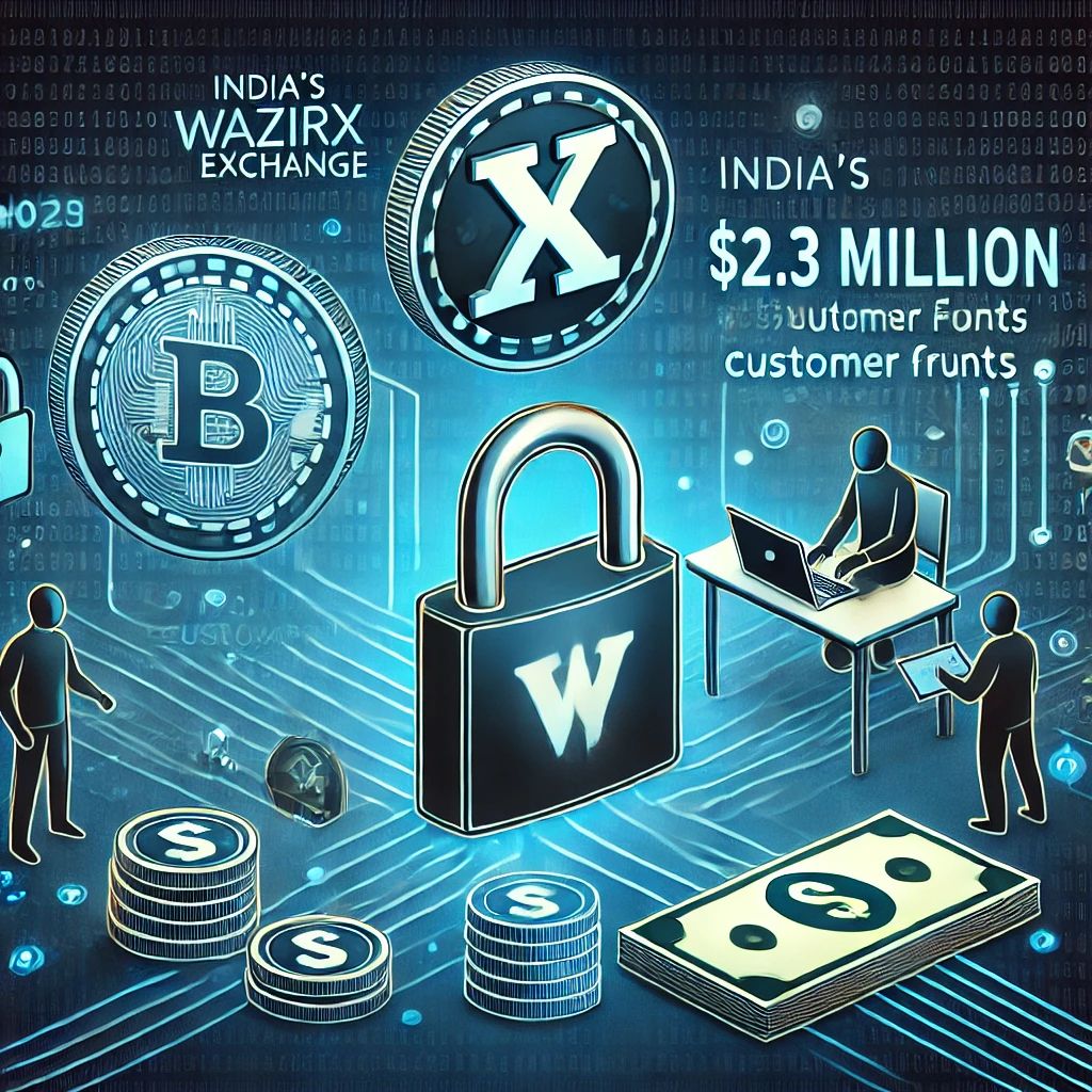 インドのWazirX取引所、230万ドルの顧客資金ハッキング被害に遭遇