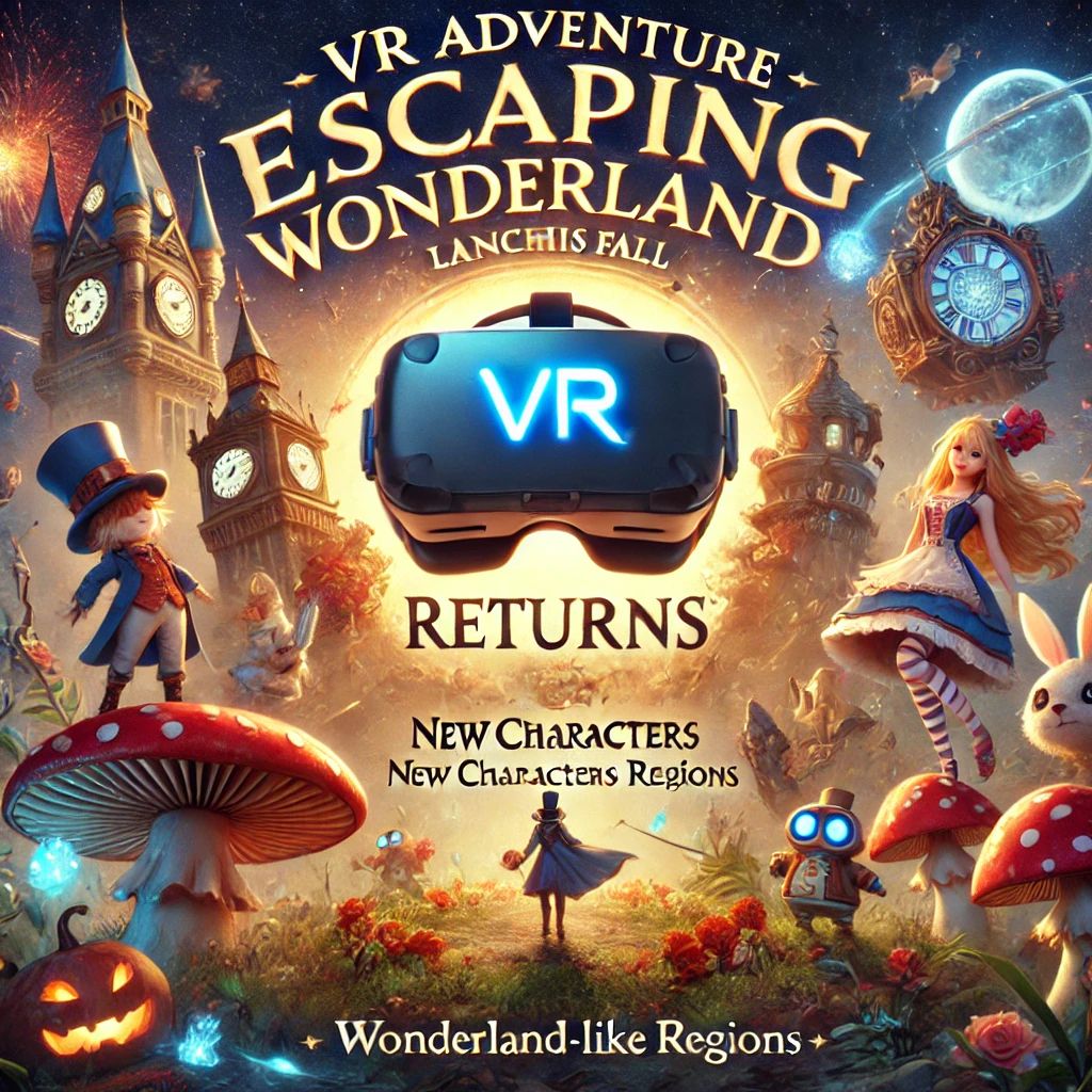 VR冒険再び！「Escaping Wonderland」今秋登場、新キャラと地域で魅了