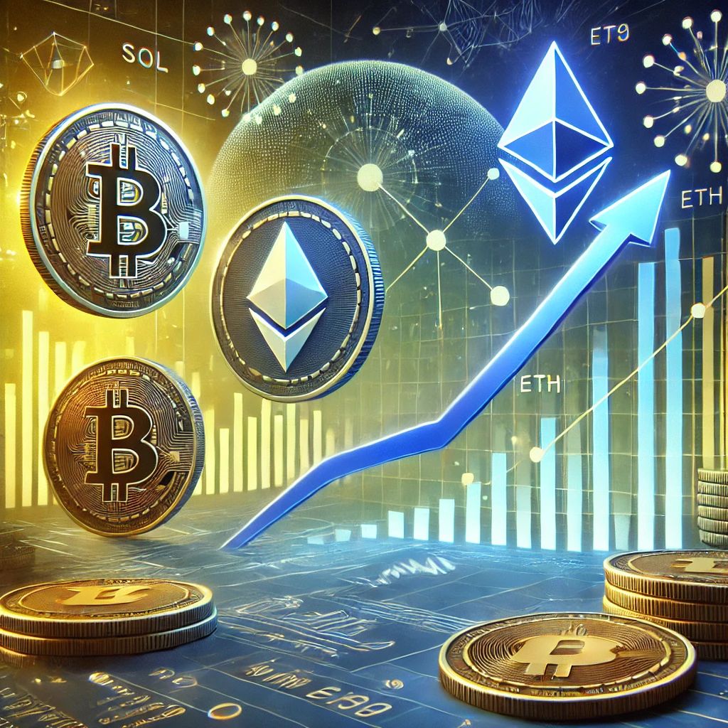 SOLとETHが牽引、CoinDesk 20指数で目立つ上昇を記録