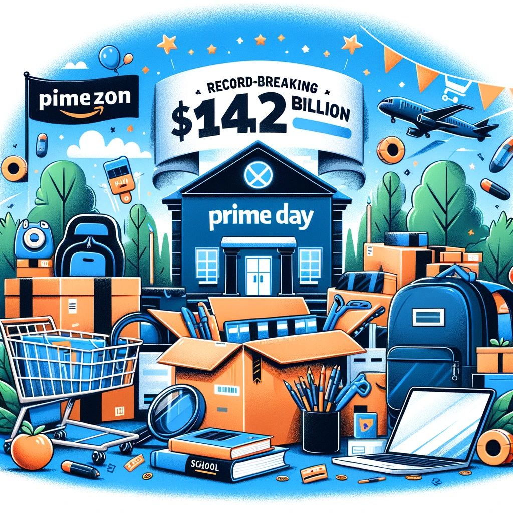 Amazonプライムデー、記録的142億ドル達成！消費者電子と学校用品が人気