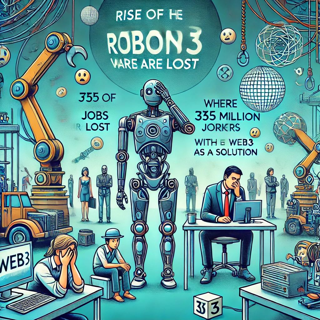 ロボットの台頭が創出する未来: 3億7500万の仕事消失とWeb3の救済策