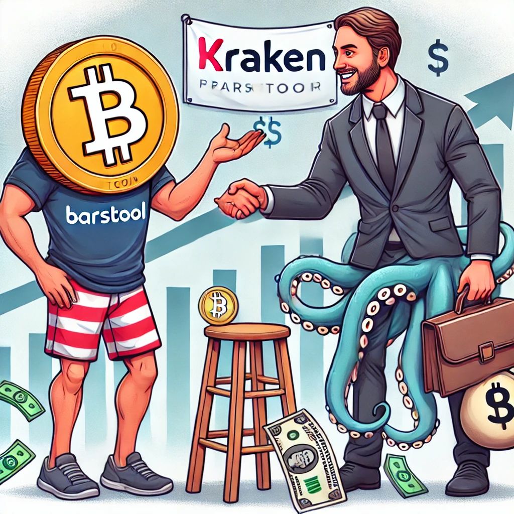 KrakenがビットコインでBarstool創設者Portnoyに支払い、投資界に新風
