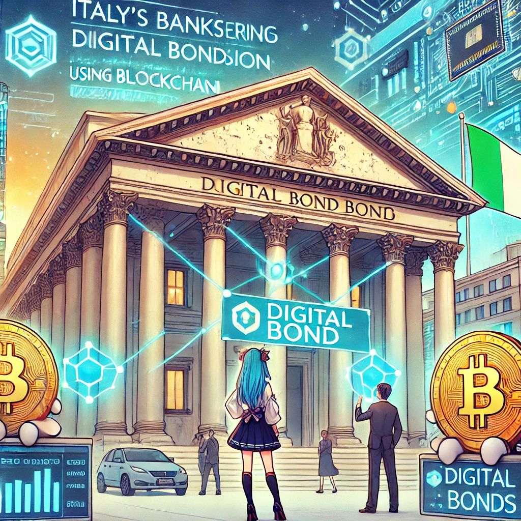イタリアの銀行、ブロックチェーンでデジタル債券発行の先駆けに