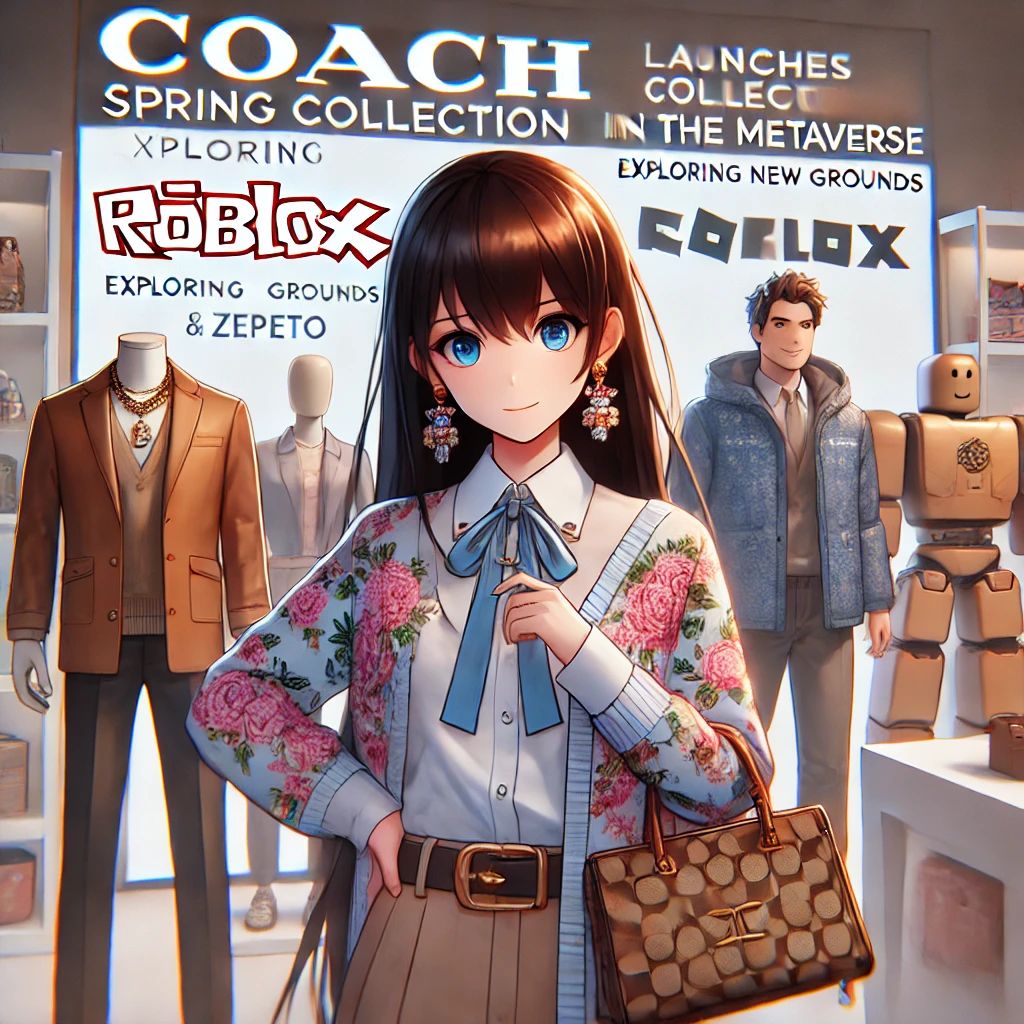 Coachがメタバースで春コレ展開、RobloxとZepetoで新境地へ