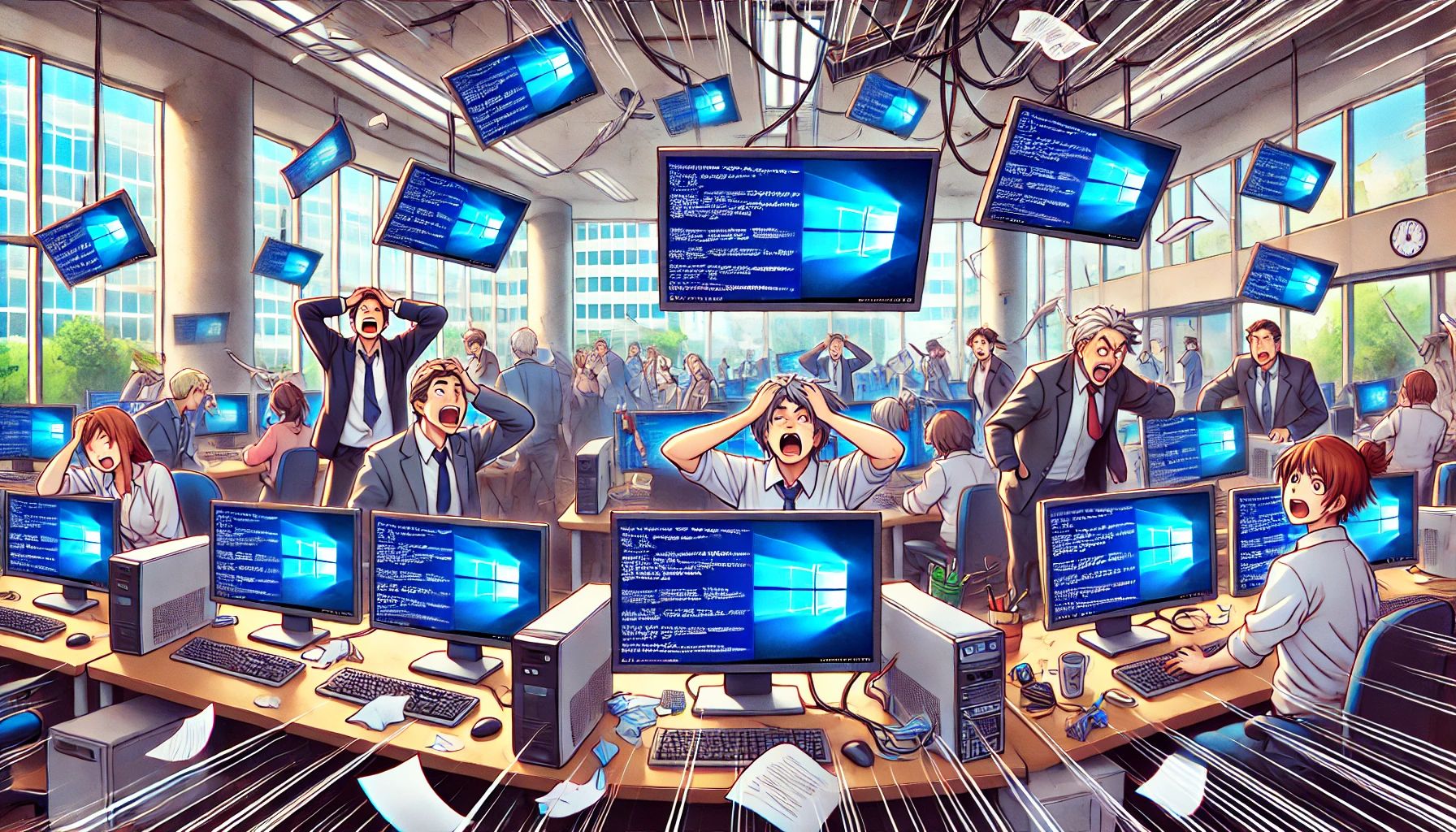 CrowdStrike更新でWindows PCがブルースクリーン