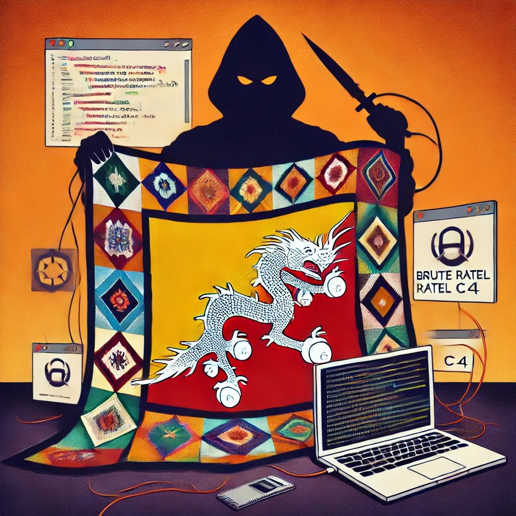 Brute Ratel C4とPGoShell：Patchworkハッカー集団がブータンを標的に高度な攻撃ツールを使用