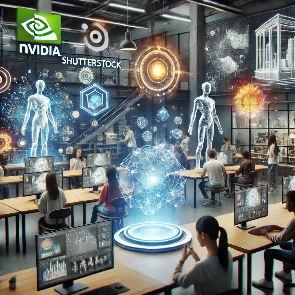 Shutterstock・Getty Images、NVIDIA技術活用でAI画像生成サービスを強化 – 3D生成AIがクリエイティブ業界に革命を