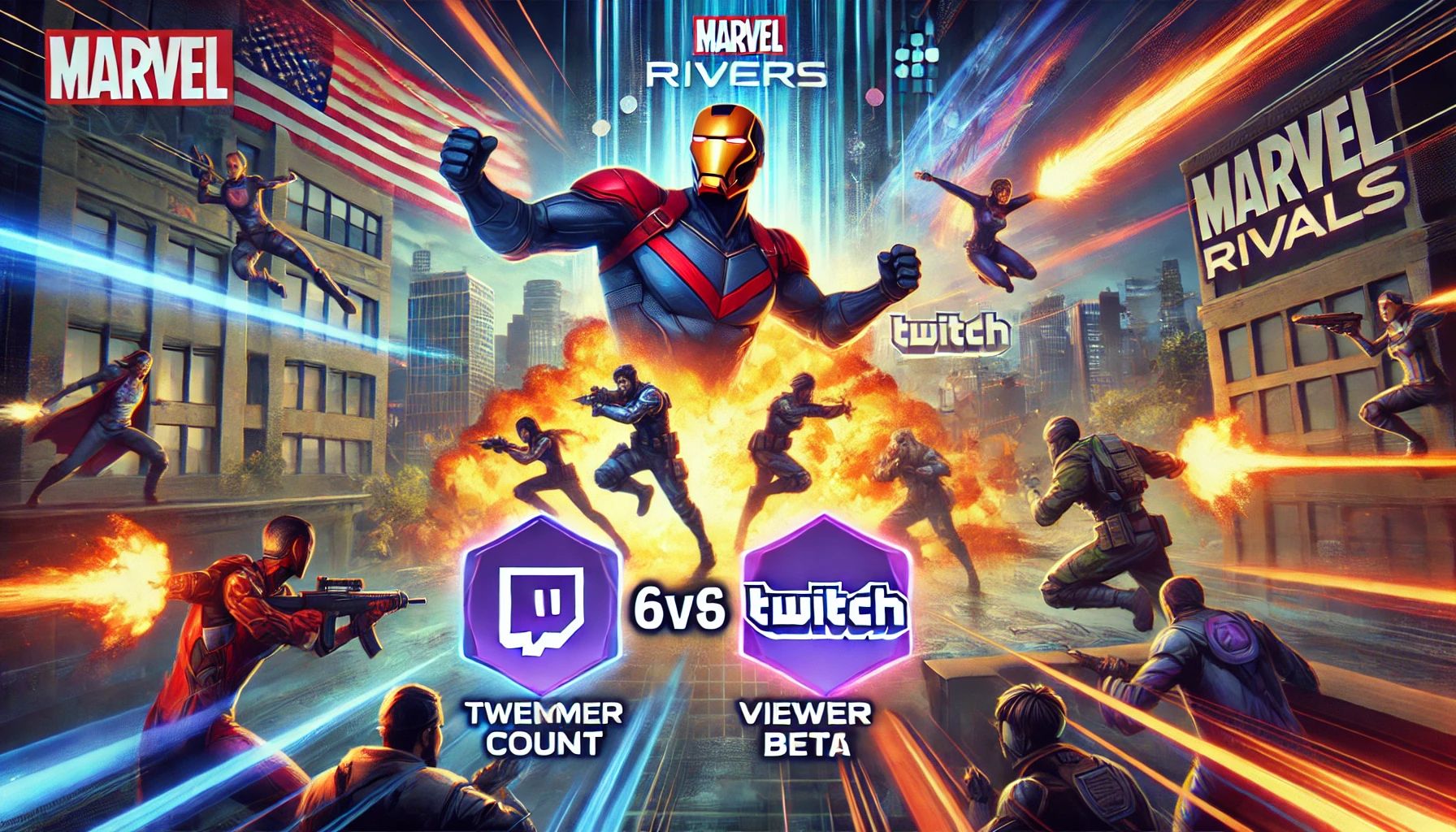 Marvel Rivals、Twitchで700万時間超の視聴記録！ヒーローシューターの新時代到来か