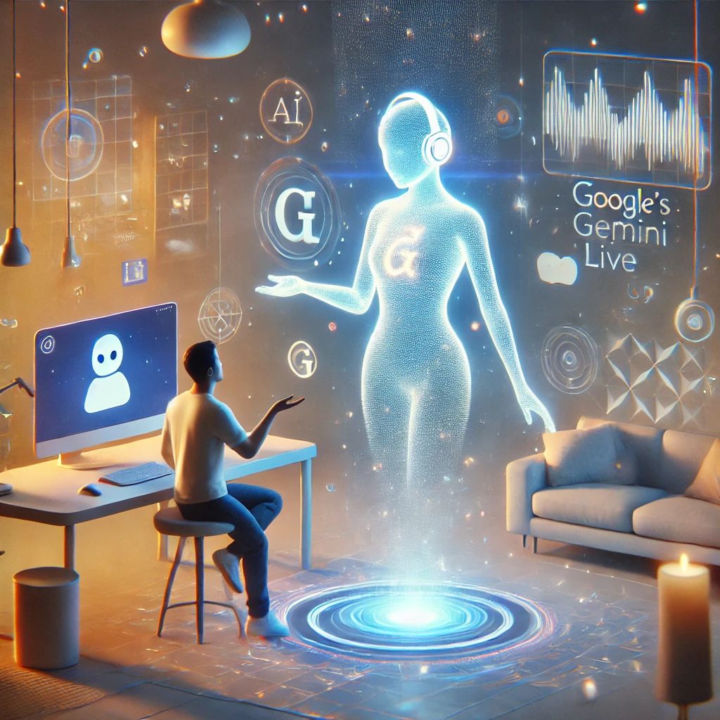 Gemini Live：GoogleのAI音声アシスタントが人間らしい会話を実現、ChatGPTに対抗