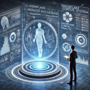 DALLE 2024-08-15 085724 - A futuristic illustration showing a person interacting with a holographic interface asking questions in natural language The interface displays vari - innovaTopia