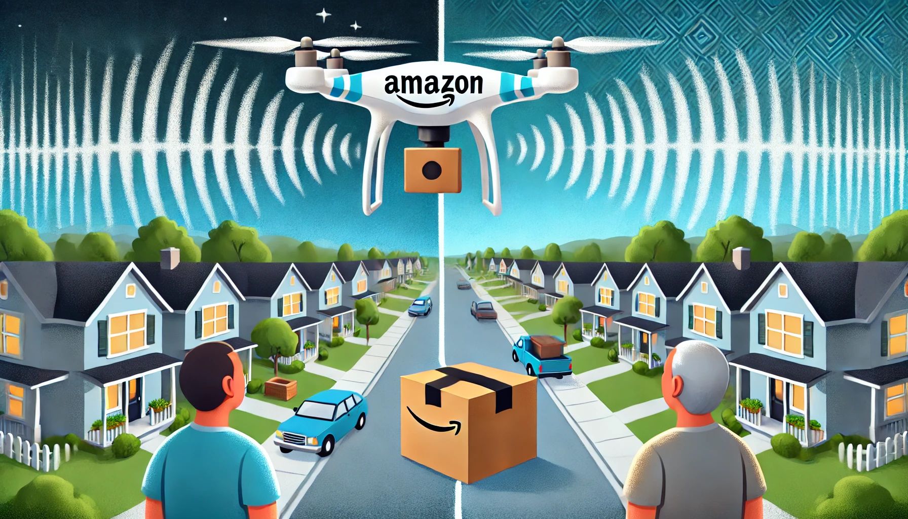 Amazon Prime Air拡大計画、地域社会との共存に課題 – ドローン配送の未来像と懸念点