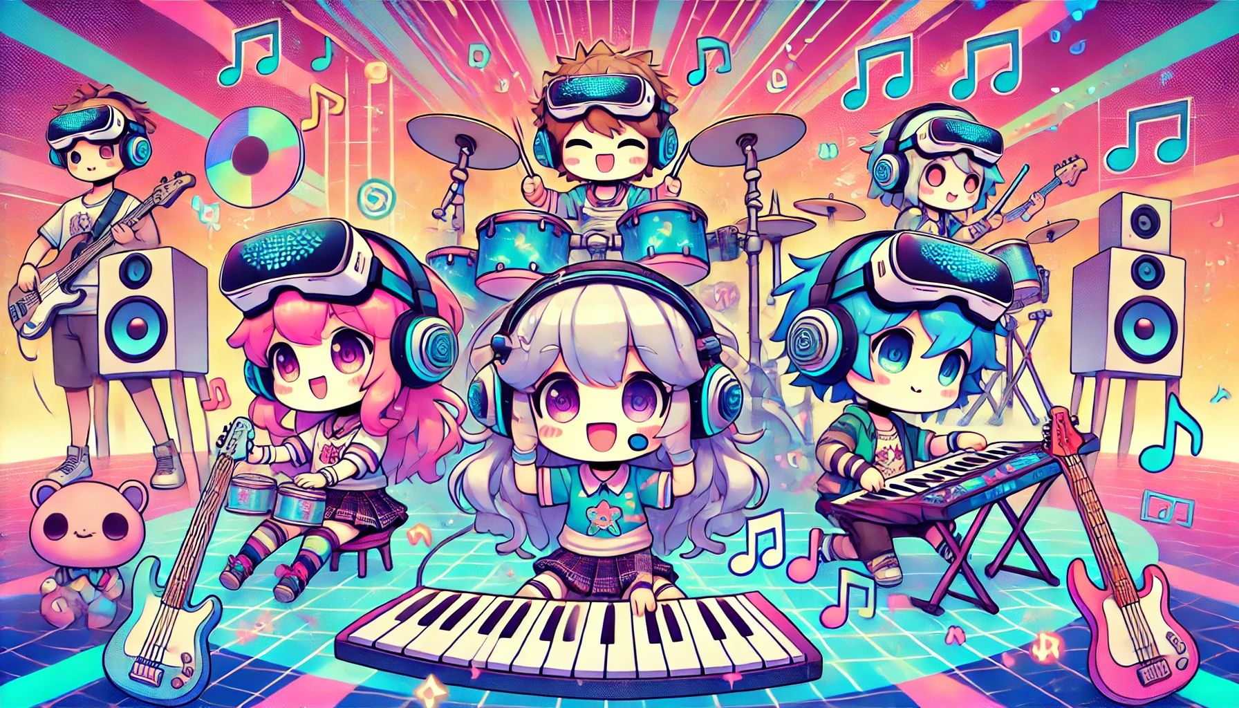 Band Space VR：4人で奏でるバーチャルバンド体験！Quest向け新作リズムゲームの可能性と課題