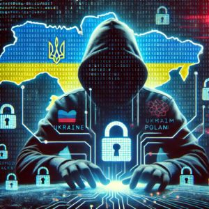 DALLE 2024-10-18 085519 - A digital illustration representing a cybersecurity threat A shadowy figure in a hoodie symbolizing a hacker group like RomCom is shown manipulatin - innovaTopia