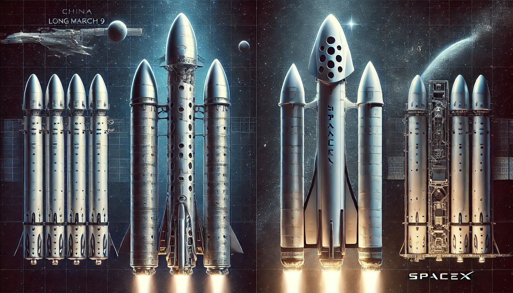 中国の超大型ロケット長征9号、再使用型への転換を発表 – 野心的計画の全容
