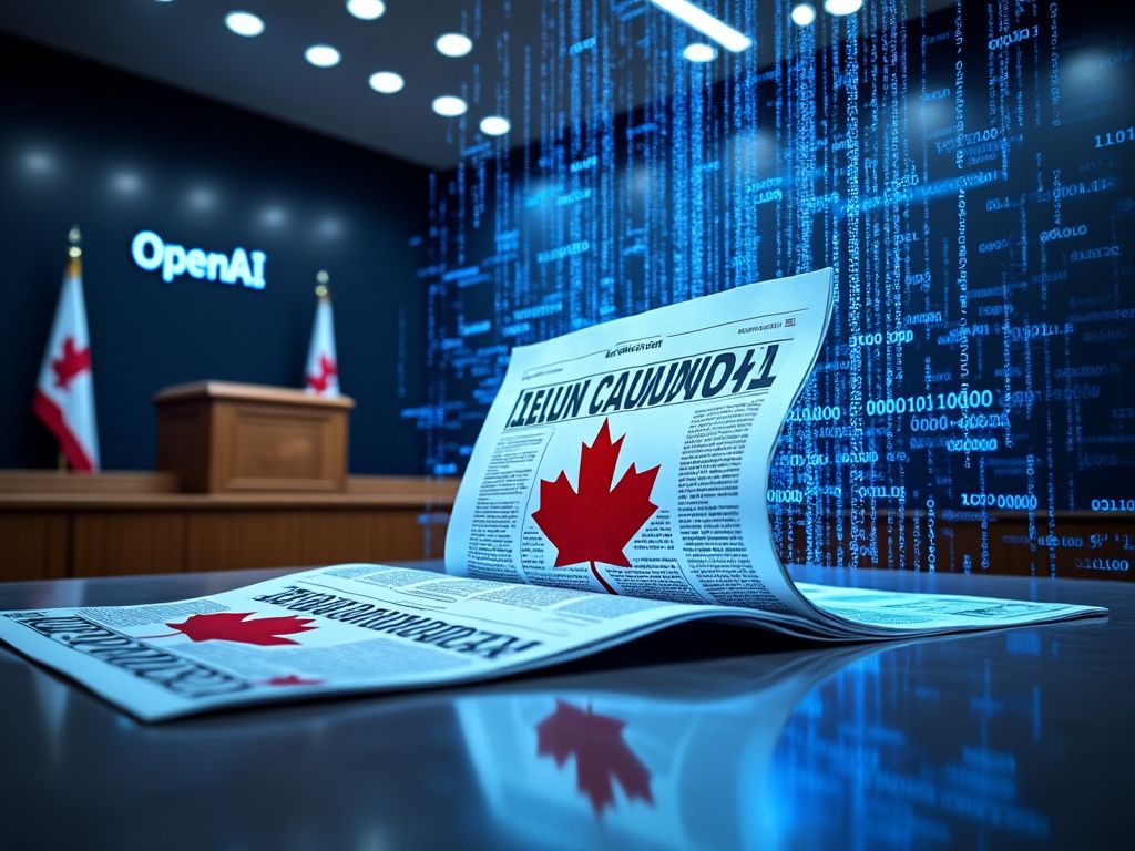 OpenAI訴訟｜カナダ主要メディア5社が著作権侵害で提訴 – 賠償額は数十億ドル規模か