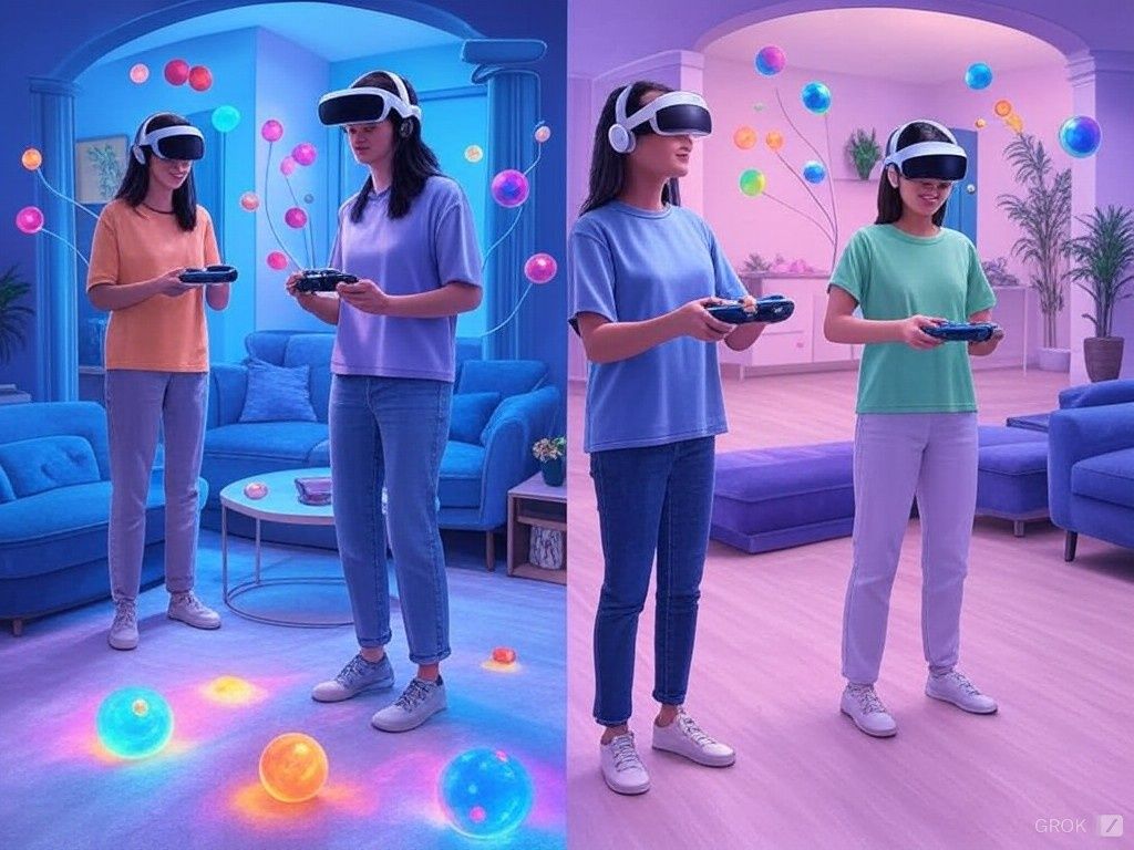 部屋の壁を超えて友達とつながるQuest 3の革新的ソーシャルゲーム─「Party Versus」で実現する新時代のMRパーティー体験