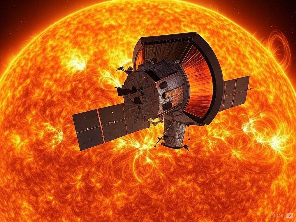 米探査機：パーカー・ソーラー・プローブ、クリスマスイブに人類初の太陽大気突入へ ─ 43万マイルの超高速で1300度の灼熱に挑む