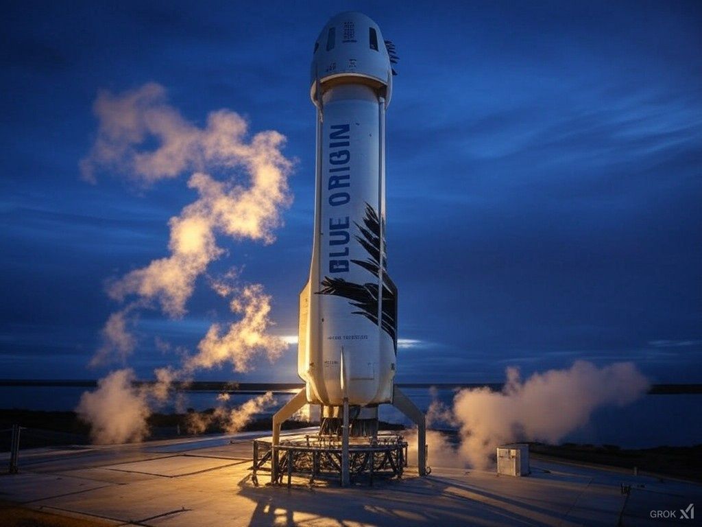 Blue Origin New Glenn、本日打ち上げ：SpaceXに挑む新型重量級ロケット