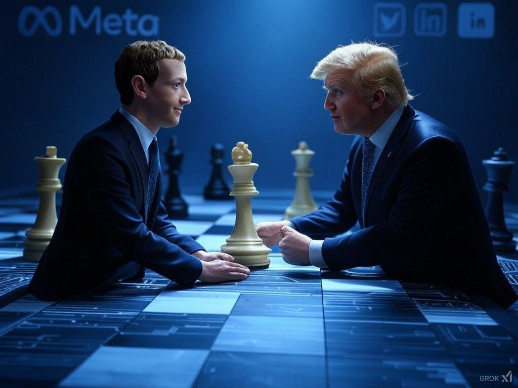 Meta×トランプ｜ザッカーバーグCEOが表現規制を緩和、AI開発の主導権を握るための戦略的譲歩