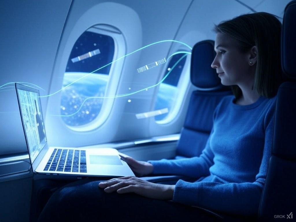 ユナイテッド航空、スターリンクと提携し全機に無料高速Wi-Fi導入へ――2025年末までに1000機に展開