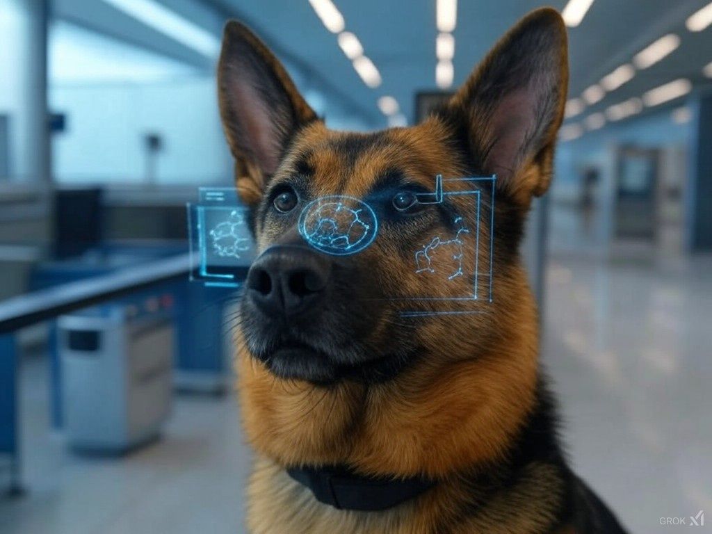Canaery開発の鼻-コンピューターインターフェース、探知犬の能力を超人的レベルへ拡張