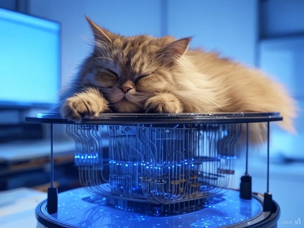 AWS、シュレーディンガーの猫が量子コンピューターを救う？ キャット量子ビットで誤り訂正革命