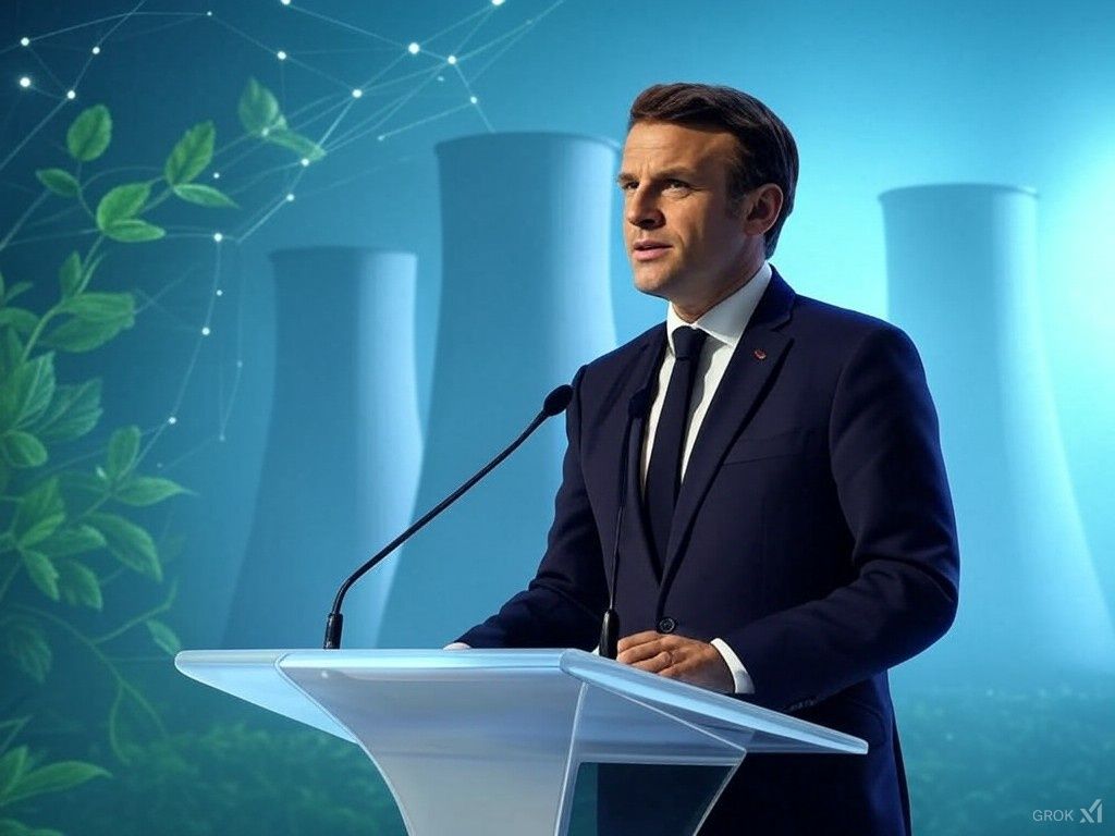 パリAIサミット2025：マクロン大統領が示す欧州型AI戦略、原子力で実現するグリーンAI開発