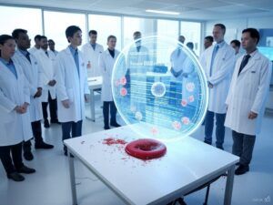 未来的な医療研究所の中心 - innovaTopia