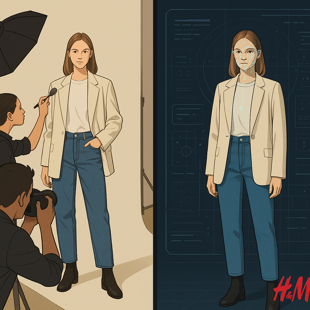 H&M、モデルのAIデジタルツインを広告に活用へ – 権利はモデル本人に帰属