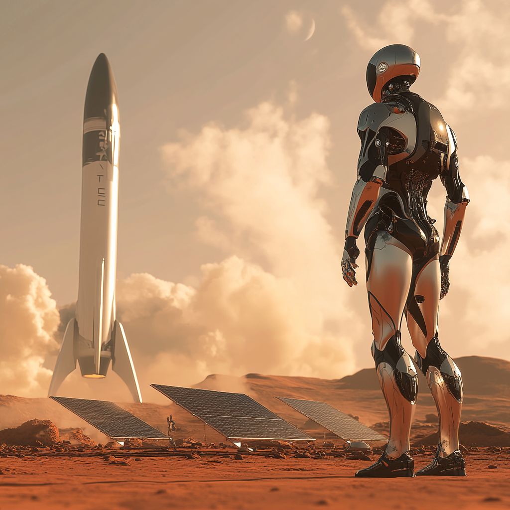 SpaceX×テスラ：Optimusロボットが2026年に火星へ – イーロン・マスクが描く宇宙開発の新時代