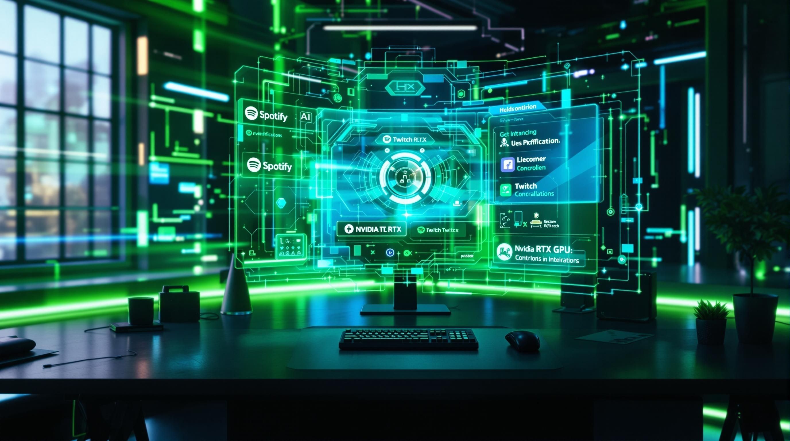 NVIDIAのG-Assist、Spotify・Twitchなど外部サービス連携のプラグイン対応を発表─エイプリルフールから現実へ