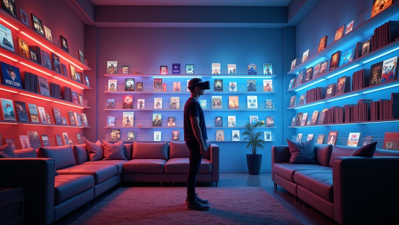 Apple Vision Pro用アプリ『ReelRoom』が実現する空間型ビデオストア体験 — デジタル時代に失われた選ぶ楽しさの復活