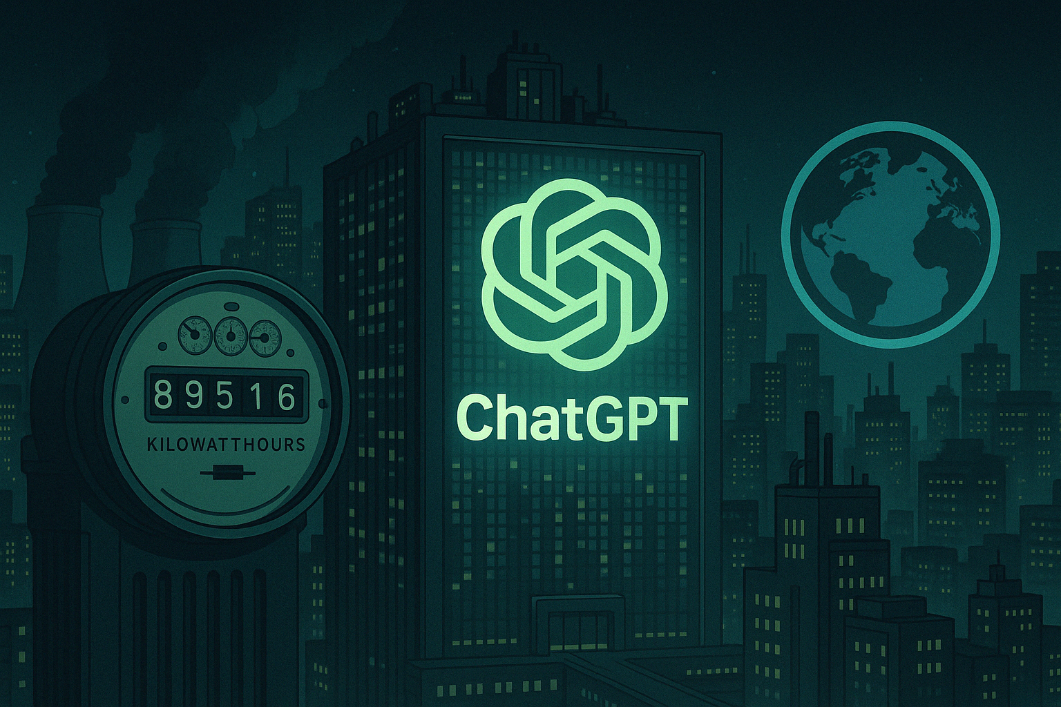 ChatGPT（OpenAI）の電力消費は小国並み – 年間1,058GWh、1リクエスト0.3Wh時代へ