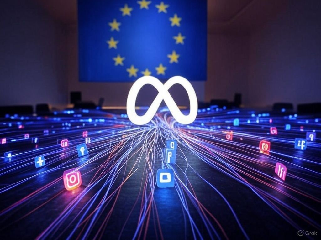 Meta AI、EUユーザーデータの学習利用を開始 – 米国から2年遅れの欧州展開とプライバシー規制の攻防