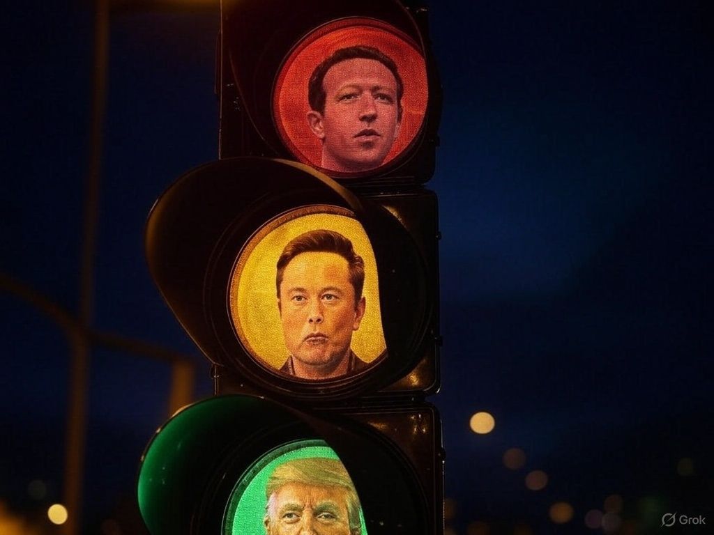 Grokも爆笑─シリコンバレーの交差点信号機がMuskとZuckerbergの声でハッキングされた