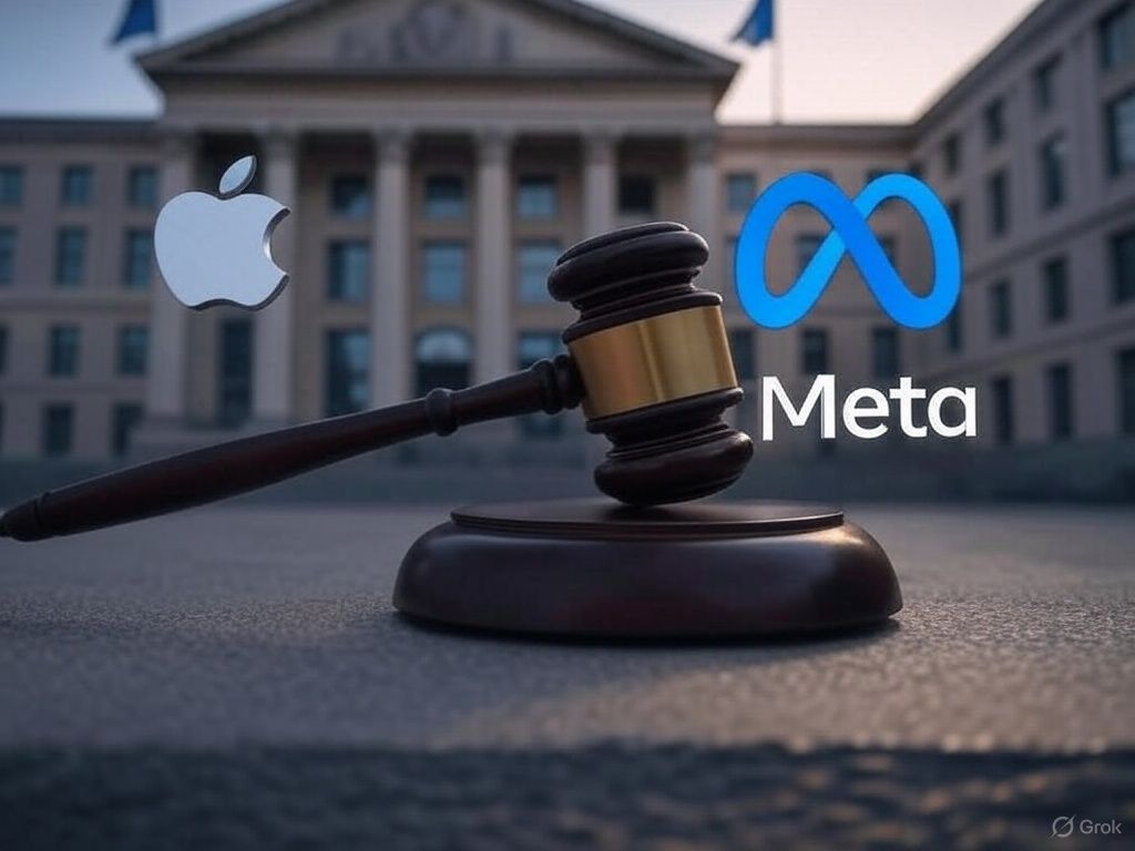Apple・MetaにEUが初のDMA制裁金 – App Store規制と広告モデルで合計1,130億円の罰金