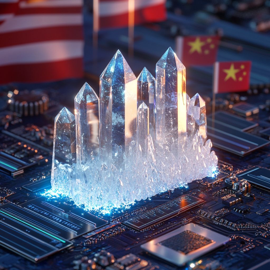 中国が発見した高純度石英が世界のテクノロジー地図を塗り替える—3,500万トンの戦略鉱物が米中テック覇権の新たな転換点に