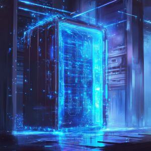 tatsu0256_A_futuristic_data_center_rack_emitting_a_vibrant_bl_525c441a-0d57-480f-a718-a5deed781f2c_3 - innovaTopia