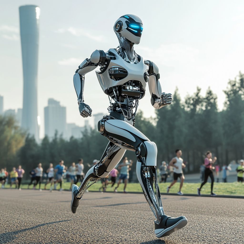 天工ウルトラが優勝！北京で世界初のヒューマノイドロボットハーフマラソン開催、2時間40分で完走