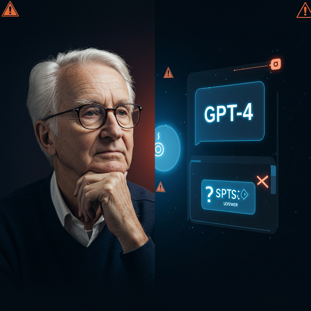 GPT-4に過信の危険性—AIの父ヒントン氏が告白「必要以上に信頼している」